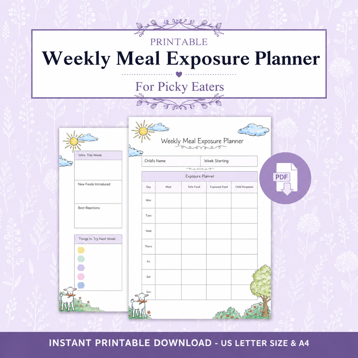Weekly Meal Exposure Planner