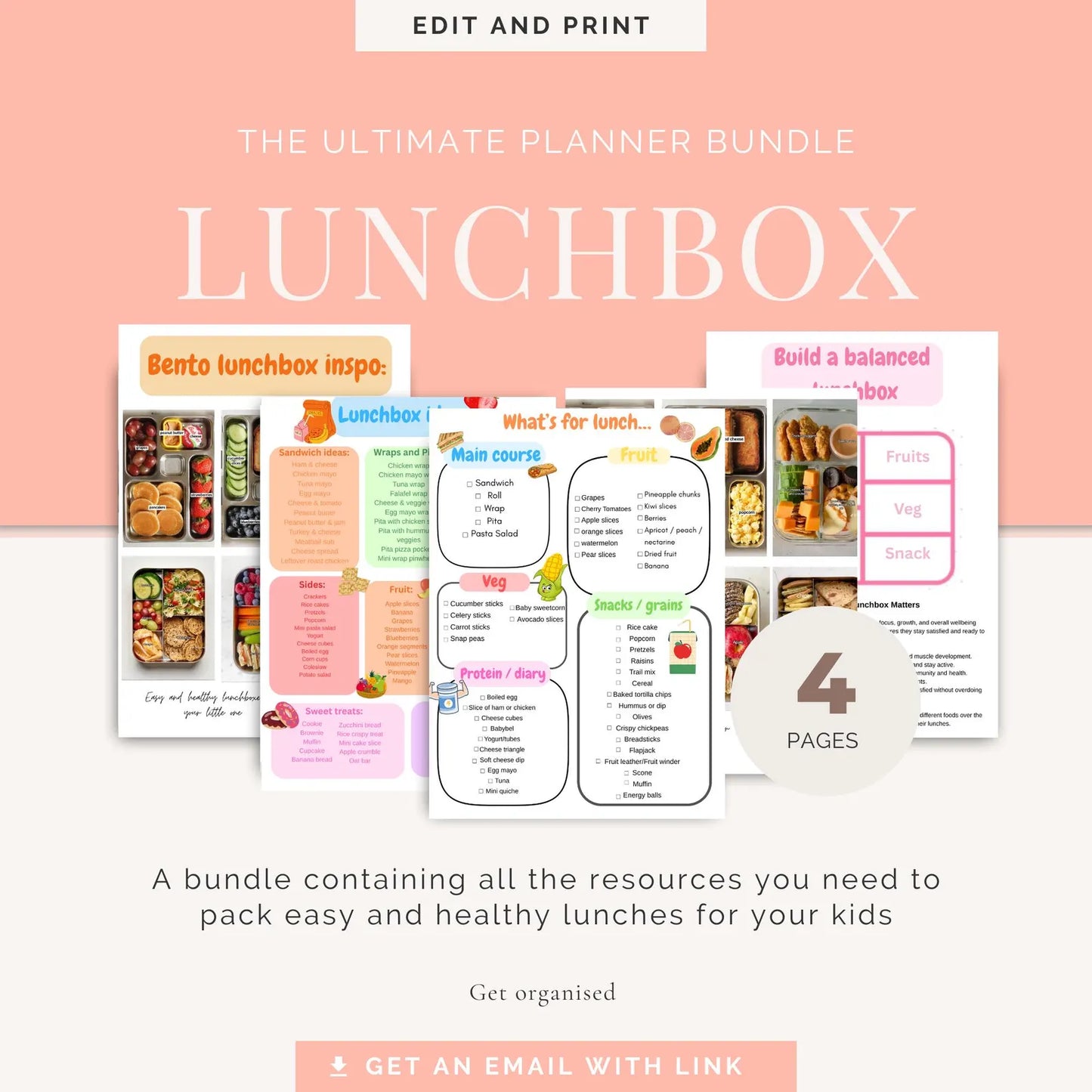 Pick your Own Lunchbox Chart